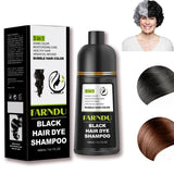 Champú 3 en 1 Tinte y Cobertura de Canas con Hierbas