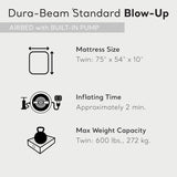 Colchón de aire clásico con bomba interna, modelo Dura-Beam