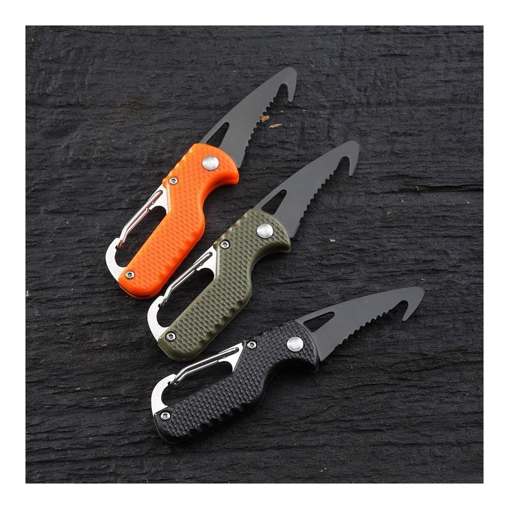 Paquete de 2 mini cuchillos plegables cortador