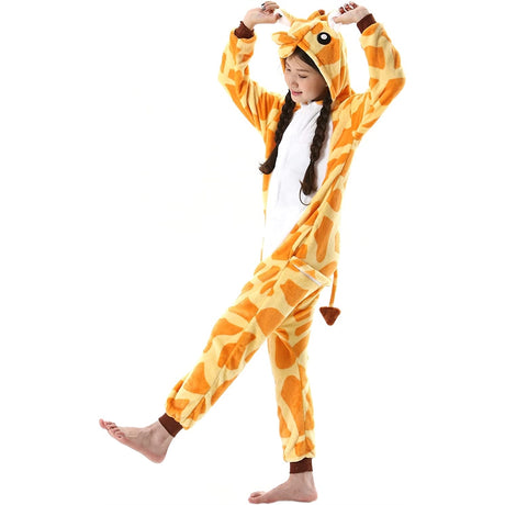 Pijama de animales  de Halloween para niñas talla Jirafa