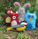 Kit educativo de costura con animales del bosque para niños