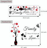 Vinilos Decorativos Familia - Adhesivos Removibles para Pared