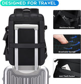 Mochila BANGE para Viajes, Aprobada para Vuelo, 17 Laptop