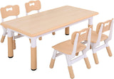 UNICOO Juego de mesa y sillas de estudio para niños