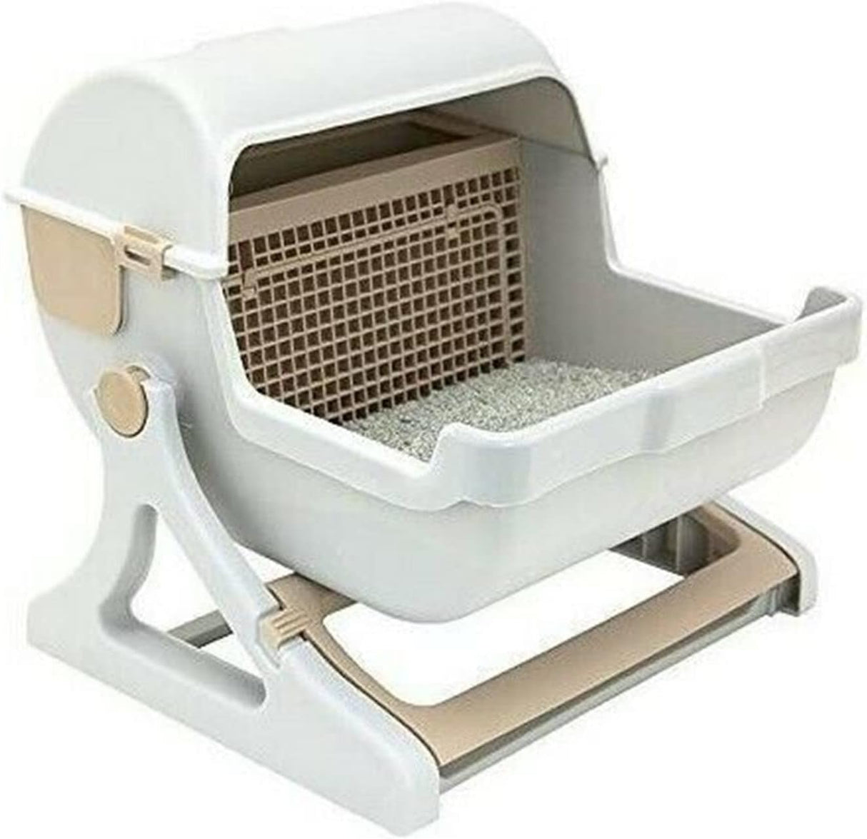 Caja de arena automática para gatos - Kit de limpieza rápida