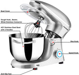 Batidora de Pie Seedeem 6Qt, 660W, 6 Velocidades, Modelo SM-660