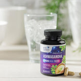 Ashwagandha 2100 mg Extra Fuerte con Pimienta Negra  60 Cápsulas