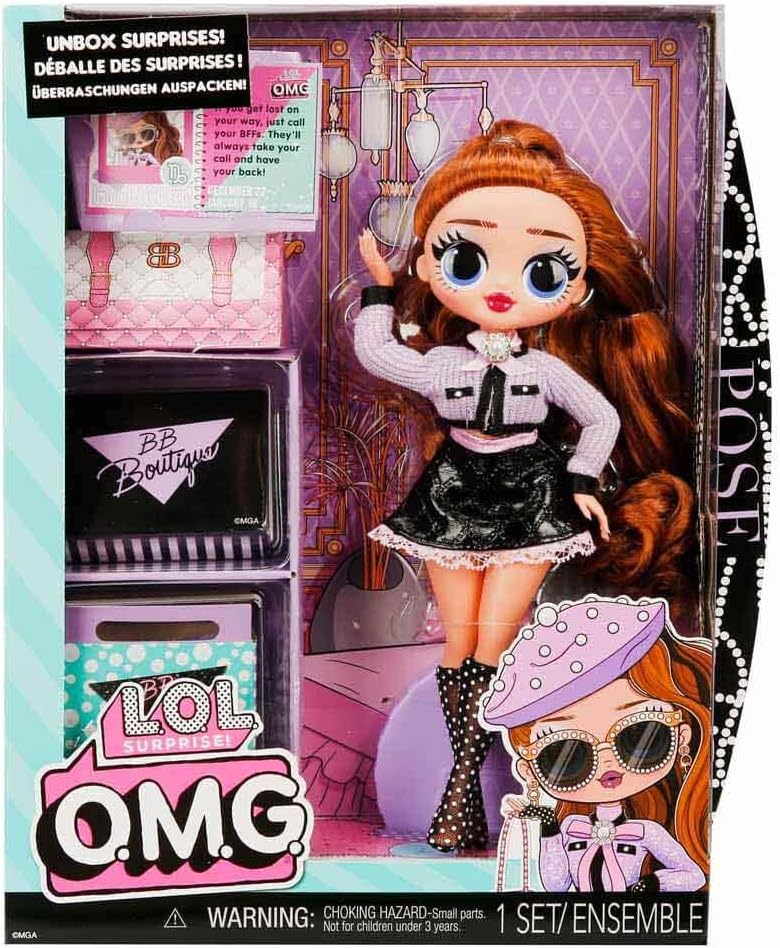 Muñeca de Moda con Sorpresas y Accesorios – Regalo Ideal
