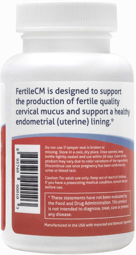 Suplemento FertileCM para producir moco cervical fertilidad