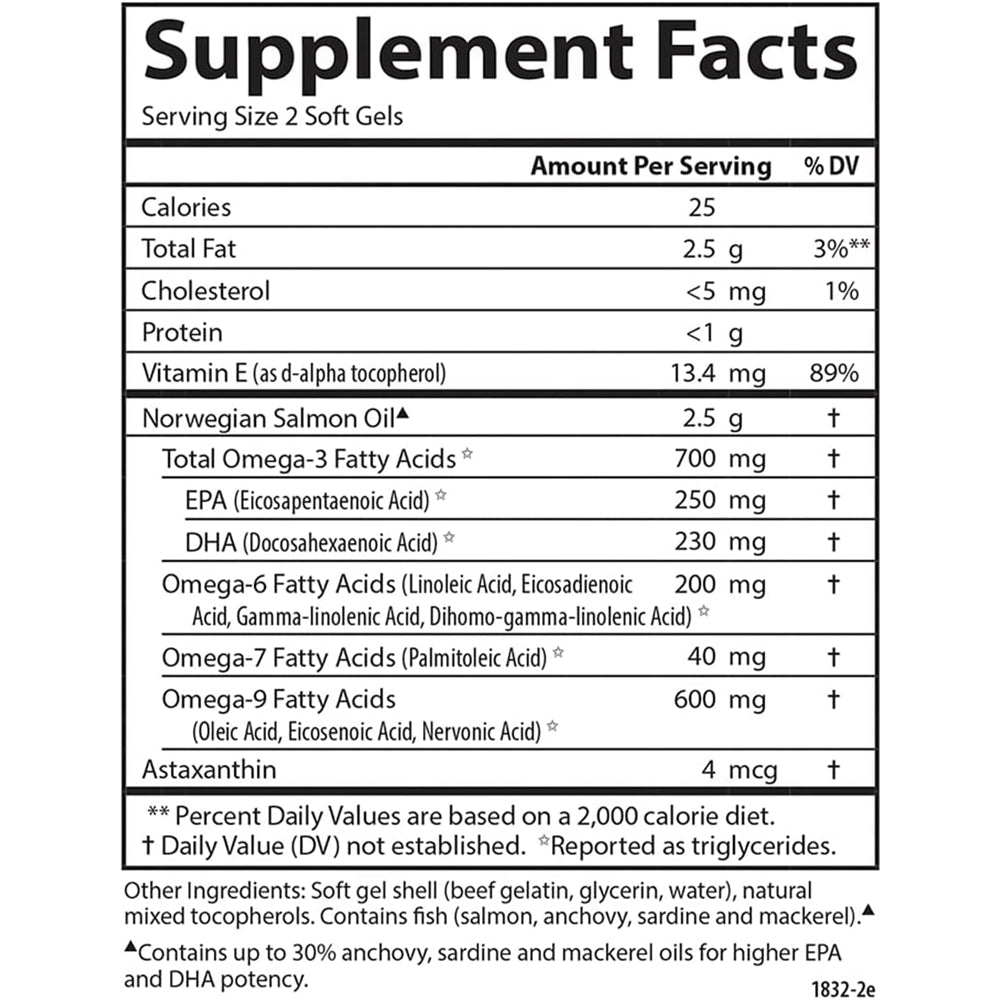 Suplementos Alimenticios Aceite de Salmón Completo