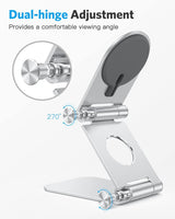 OMOTON Soporte plegable compatible iPhone 14 color plateado