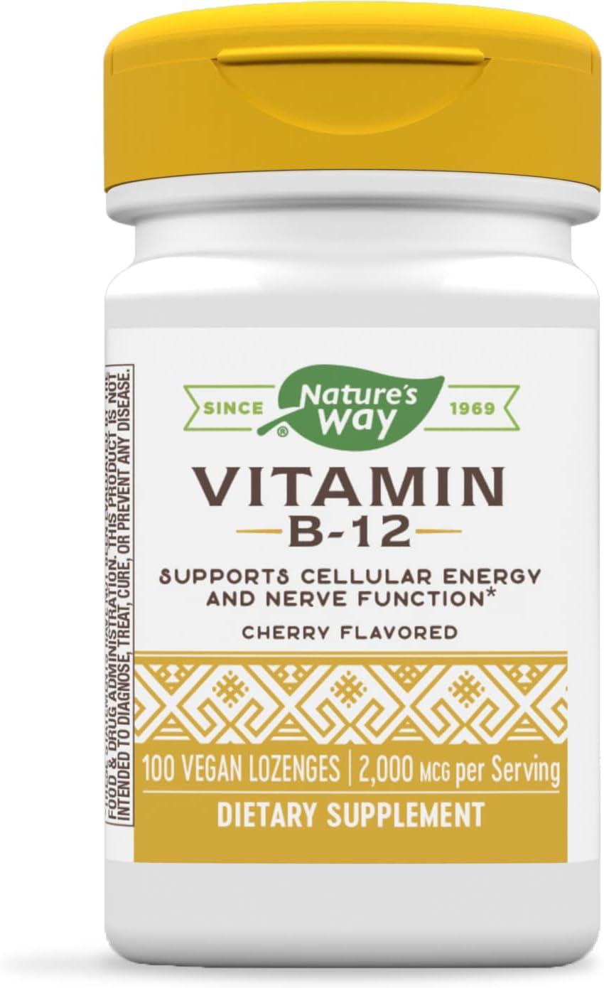 Natures forma de vitamina B-12 – 2000 mcg – 100 lozenges