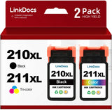 Cartuchos de tinta remanufacturados Canon 210XL y 211XL PIXMA