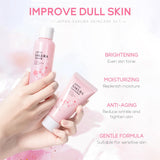 Kit Cuidado Piel Sakura Mujeres: Limpiador, Sérum, Crema