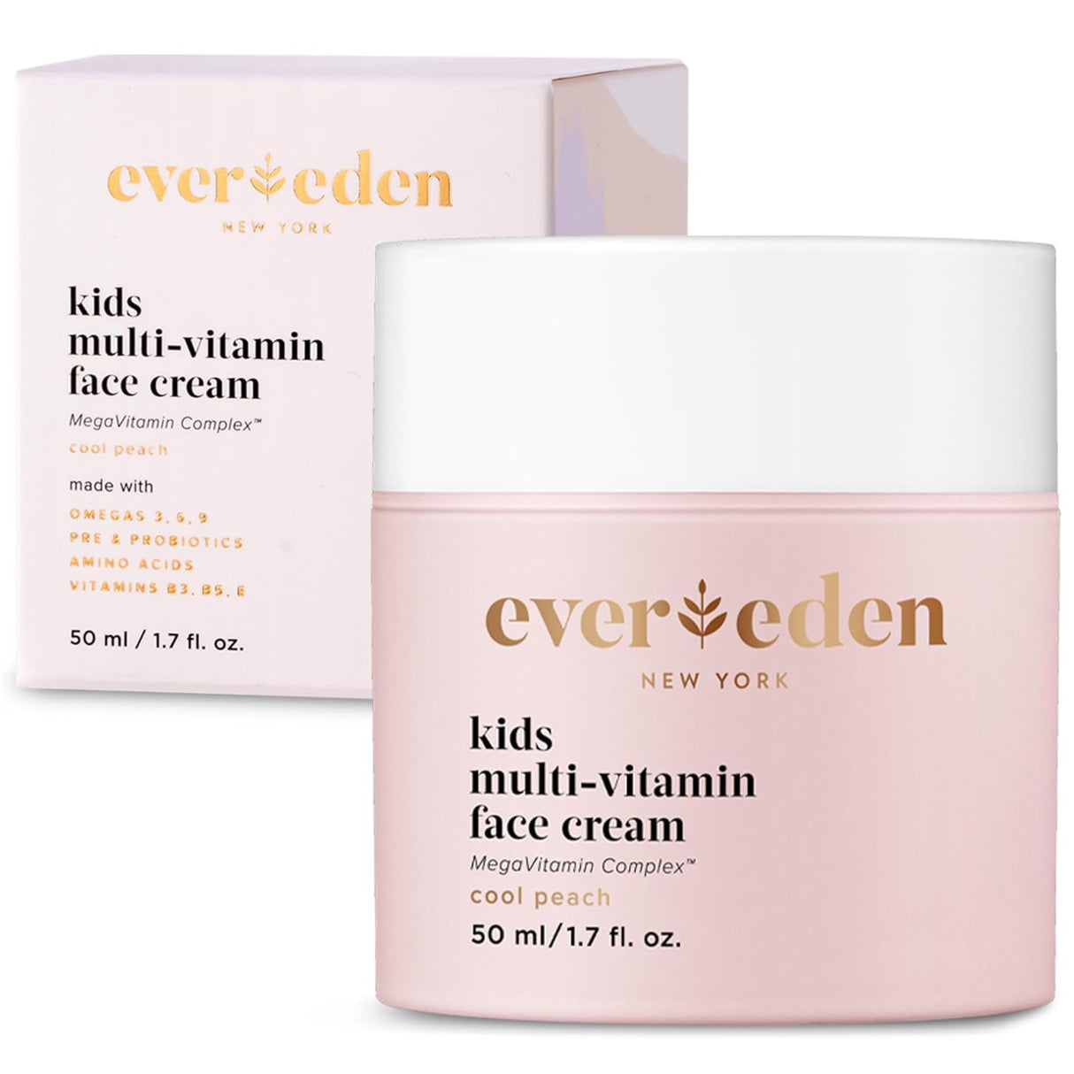 Crema facial natural y a base de plantas para niños | Loción hidratante limpio y no tóxico | Cuidado de la piel multivitamínico
