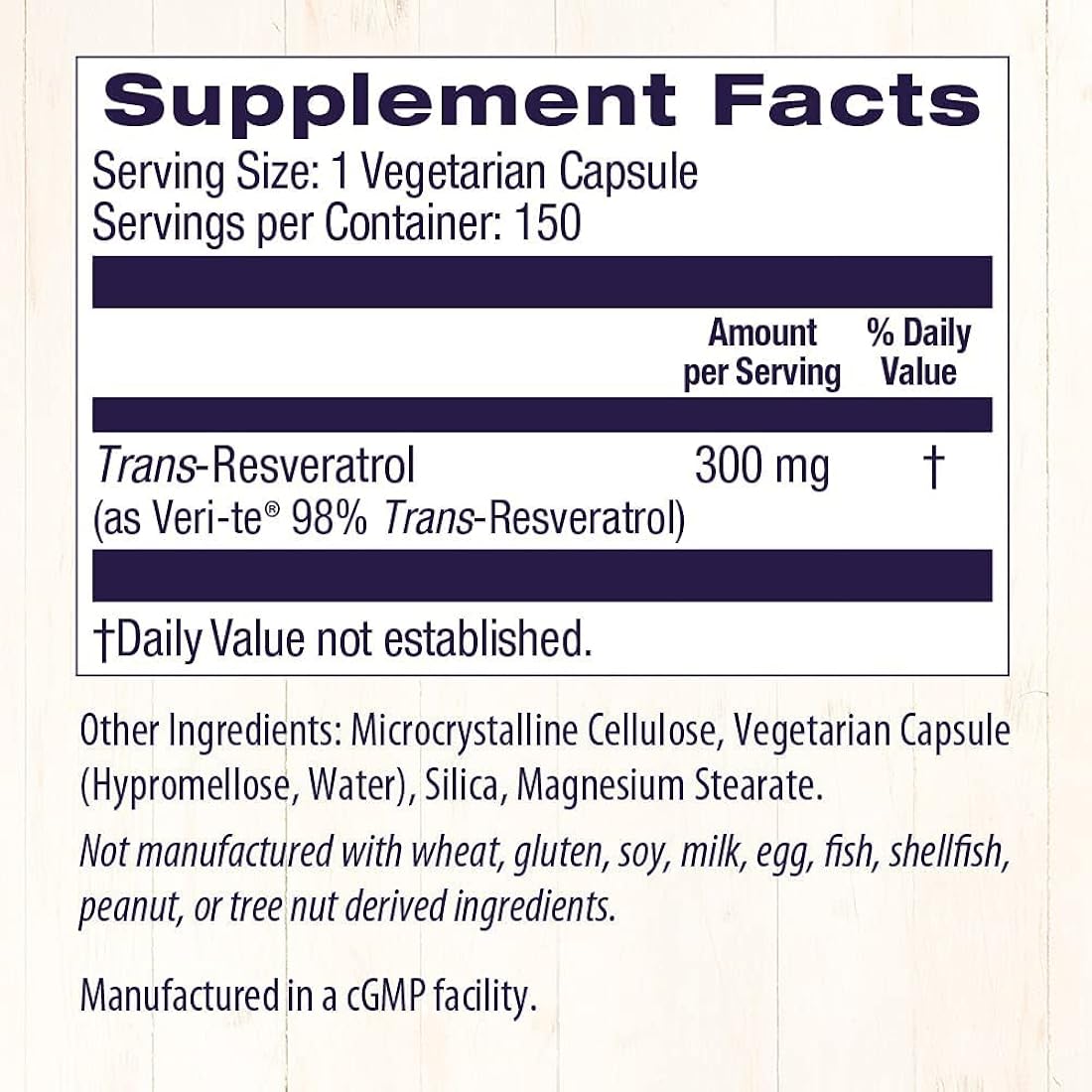Suplementos nutricionales de resveratrol Trans-Resveratrol