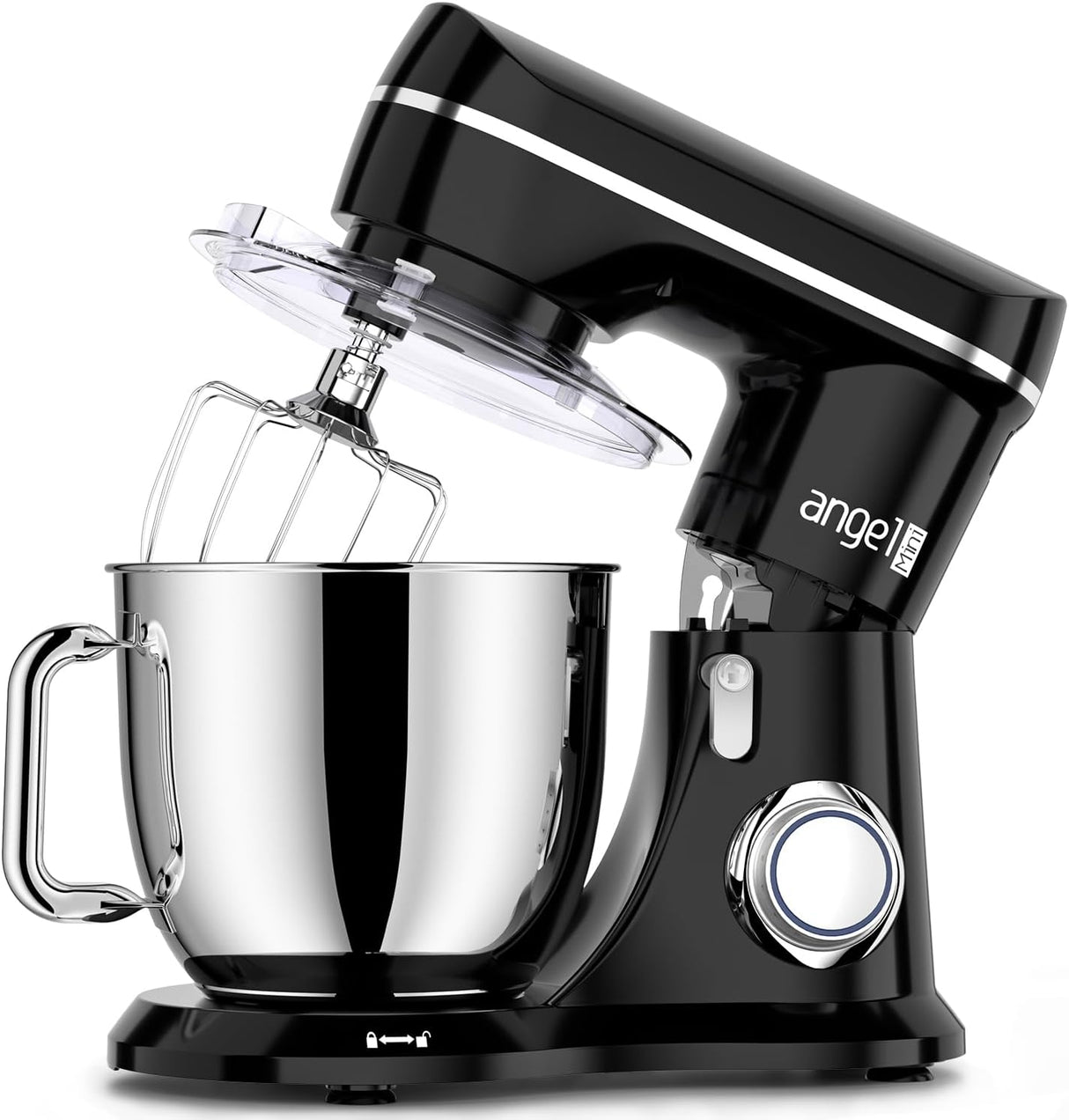 Mini Angel Batidora Eléctrica 5Qt, 10+ Velocidades, Modelo P