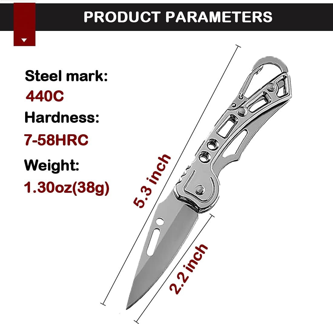 Cuchillo plegable de bolsillo, táctico, súper afilado