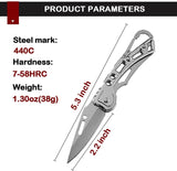 Cuchillo plegable de bolsillo, táctico, súper afilado
