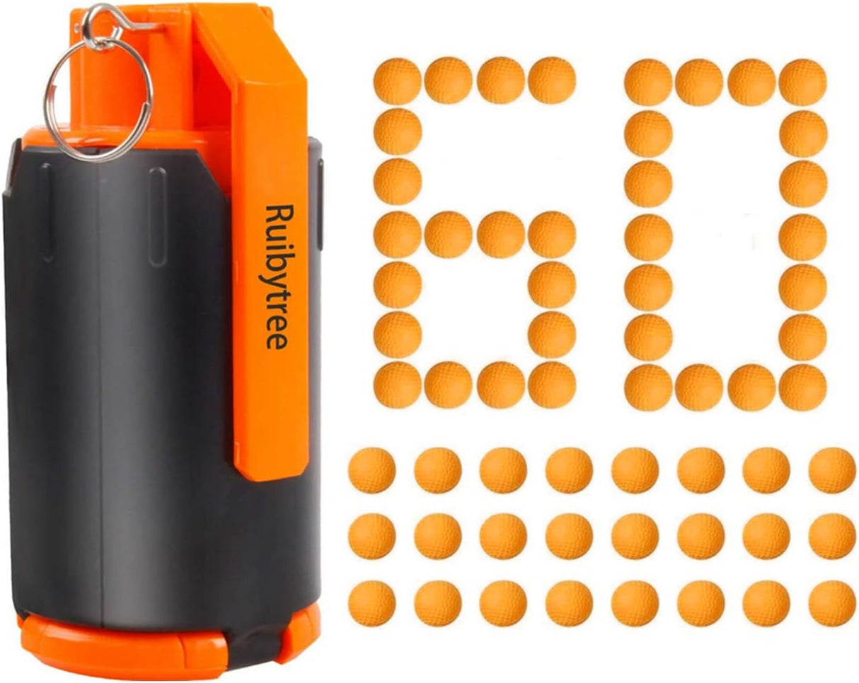 Juguete táctico Ruibytree con 60 balas de recarga, plástico