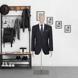 Maniquí Masculino Ajustable 42-59 Base Metal - Modelo Torso
