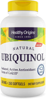 Ubiquinol Saludable Origins 300mg Kaneka CoQ10 Suplemento