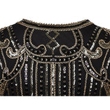 Disfraces vestido largo inspirado en 1920 con lentejuelas