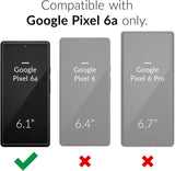 Crave Funda Dual Guard para Google Pixel 6a, funda de protección a prueba de golpes de doble capa para Google Pixel 6a, color aguamarina