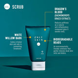 Exfoliante facial diario para hombre Only Skin