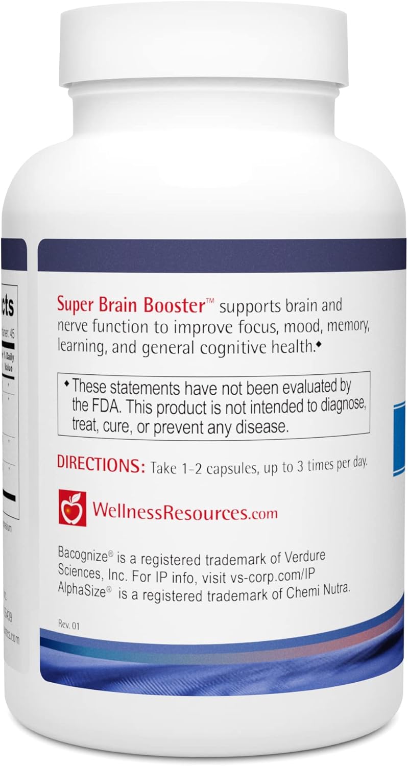 Suplementos Super Potenciador Cerebral con Fosfatidilserina