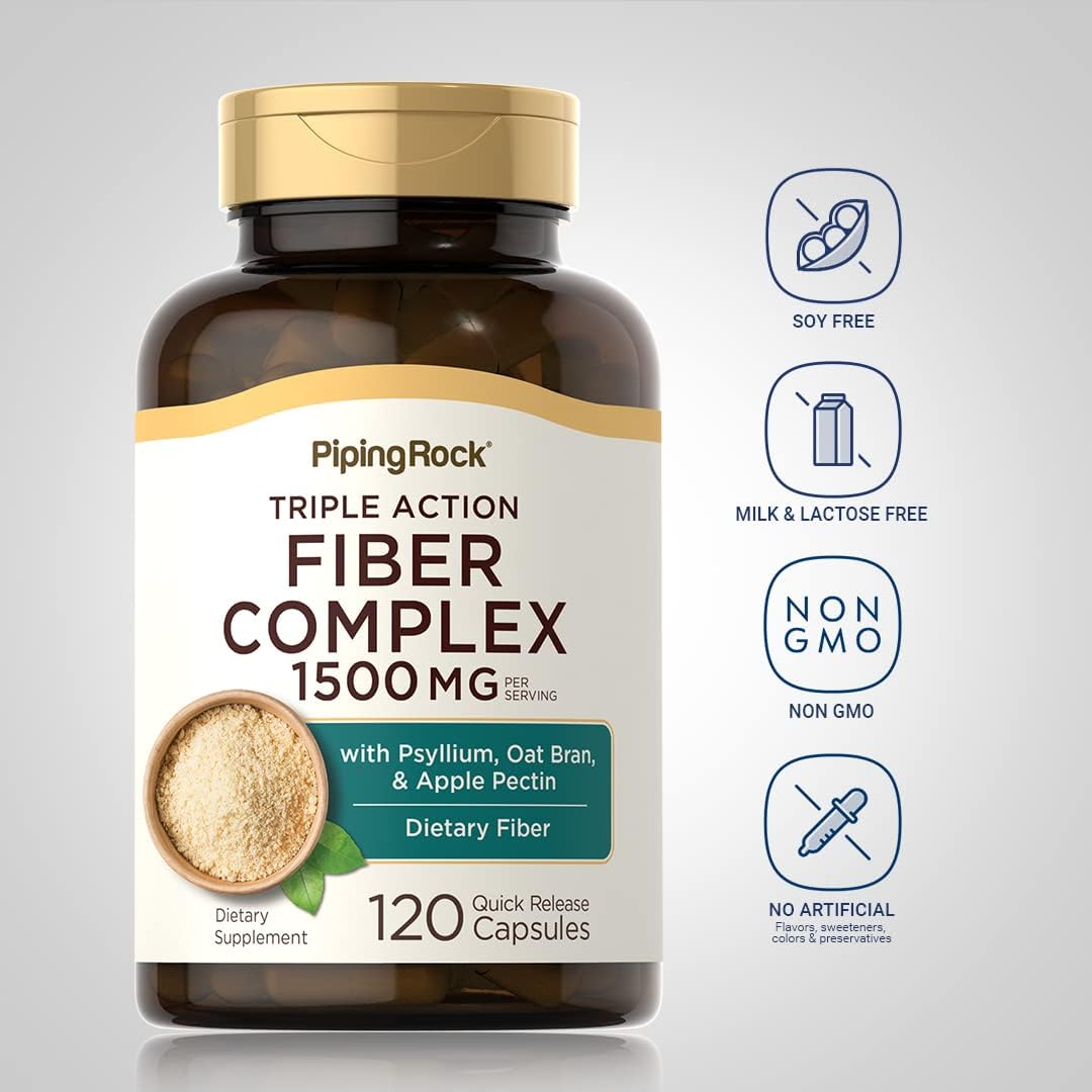 Complejo de fibra de Piping Rock 1500 mg Piping Rock
