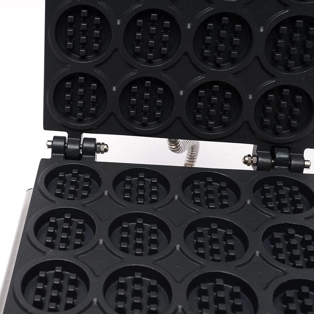 Máquina de Waffles Comercial, Electric, 16 Rejillas, 1750W, 110V
