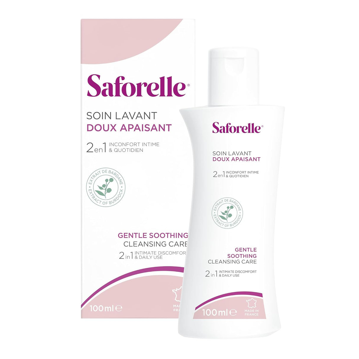 Cuidado Limpiador Suave Saforelle 100ml, Ideal para Piel Sensible