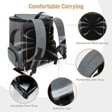 Mochila transportadora para gatos expandible para gatos