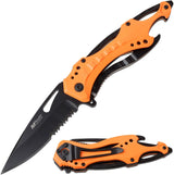 Cuchillo plegable táctico con clip, MT-A705