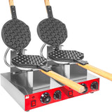 Máquina de Waffles Bubble ALDKitchen, Antiadherente, Profesional
