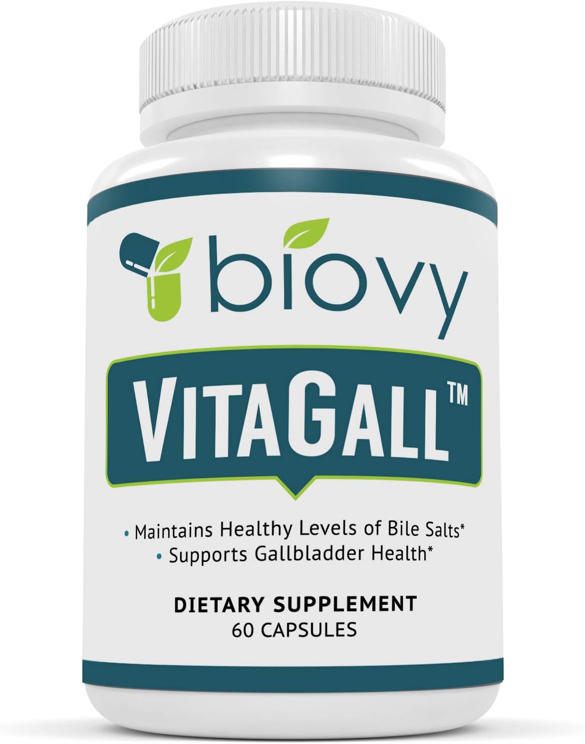 Suplemento para la salud de la vesícula biliar de Biovy 60