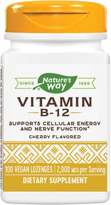 Natures forma de vitamina B-12 – 2000 mcg – 100 lozenges