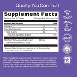 Suplemento Ashwagandha KSM-66, apoyo estrés y energía, 60 tabletas