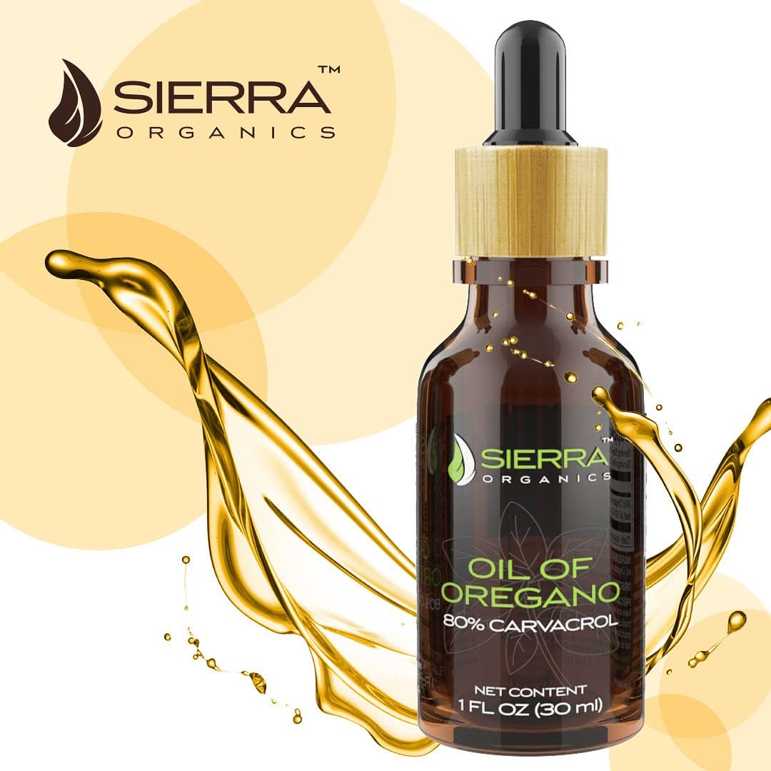 Aceite de Orégano Orgánico Super Fuerza 80 Carvacrol