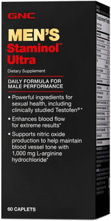 Suplementos GNC Staminol Ultra para hombre
