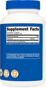 Cápsulas Huperzine A 200mcg, No-OGM, Apto Vegetarianos
