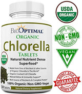 BioOptimal Chlorella, comprimidos orgánicos de clorella