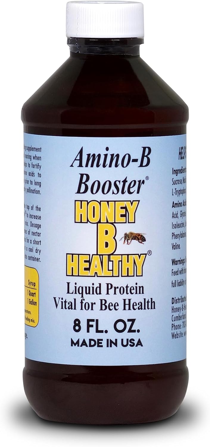 Amino-B Booster 8 oz. - Proteína líquida para salud de abejas