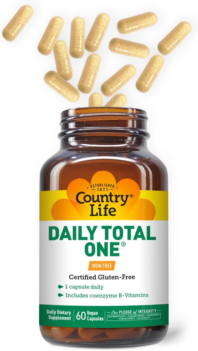 Multivitamínico Daily Total One, Country Life, 60 Vegano