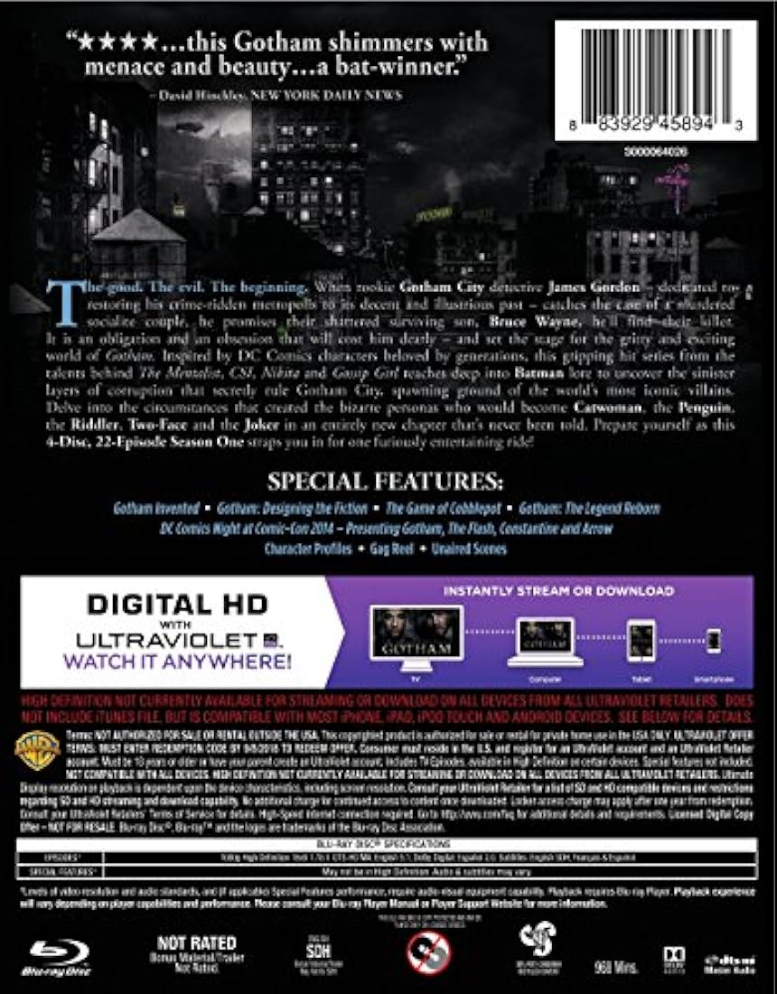 Gotham: Season 1 [Blu-ray]