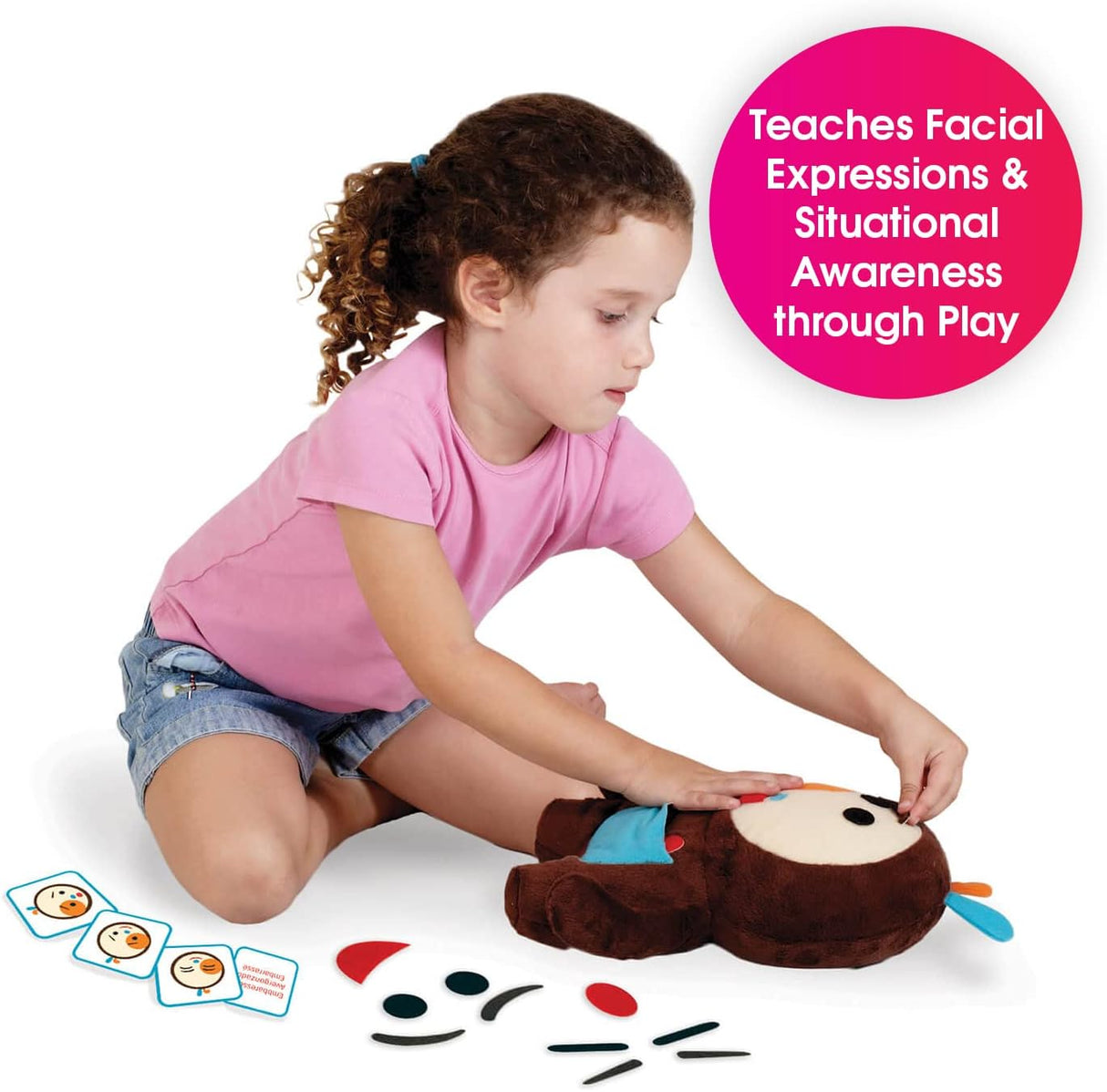 Peluche Edushape Amigo de Sentimientos - Juguete Educativo