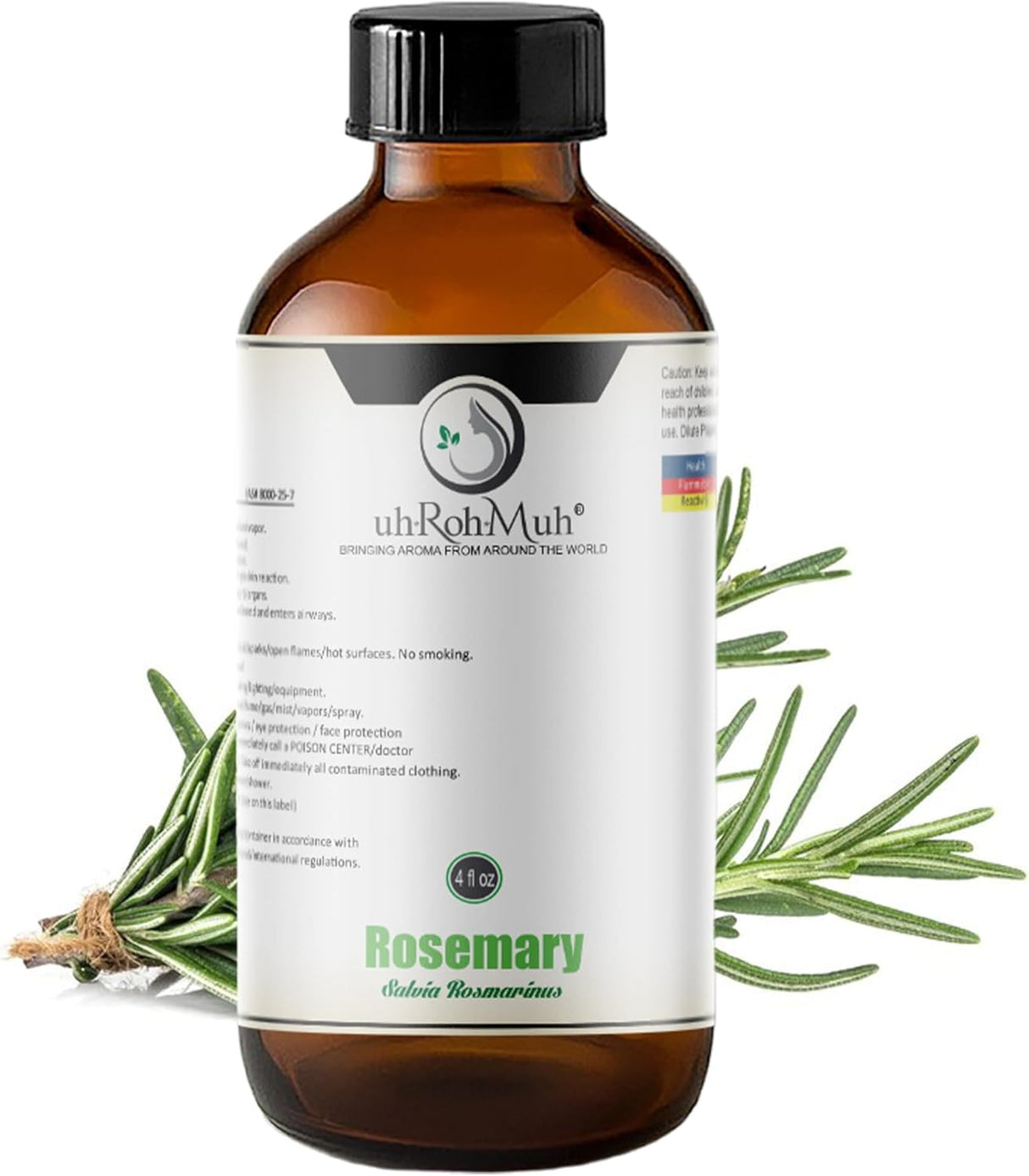 Aceite esencial de romero 100% puro y vegano uh*Roh*Muh