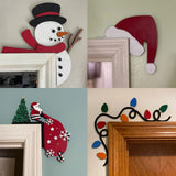 Decoración de fiesta Navideñas para Puertas, Metal