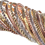 Conjunto de brazalete  múltiples brazaletes de metal azteca